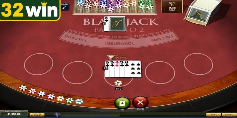 Mẹo cược blackjack 32WIN hiệu quả từ các chuyên gia lâu năm