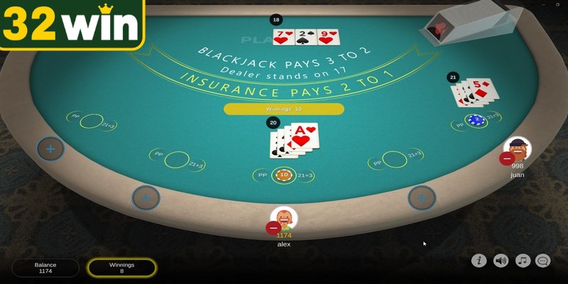 Quy tắc tham gia Blackjack 32WIN chi tiết cho các bạn tân thủ